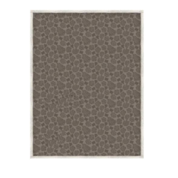 Lammimitat-Decke Rosen 150x200cm grau