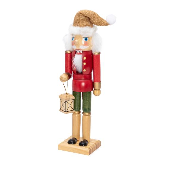 Nussknacker Holz mit Laterne 38cm