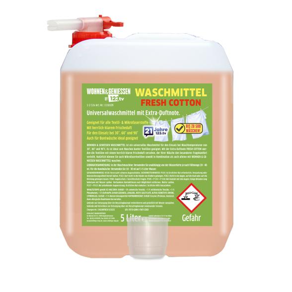 W&G Waschmittel 5L Fresh Cotton