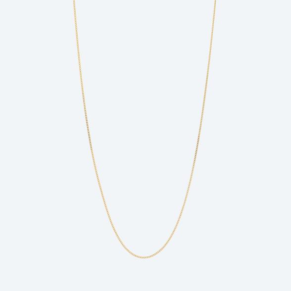 Panzerkette 925 Silber vergoldet längenvariabel