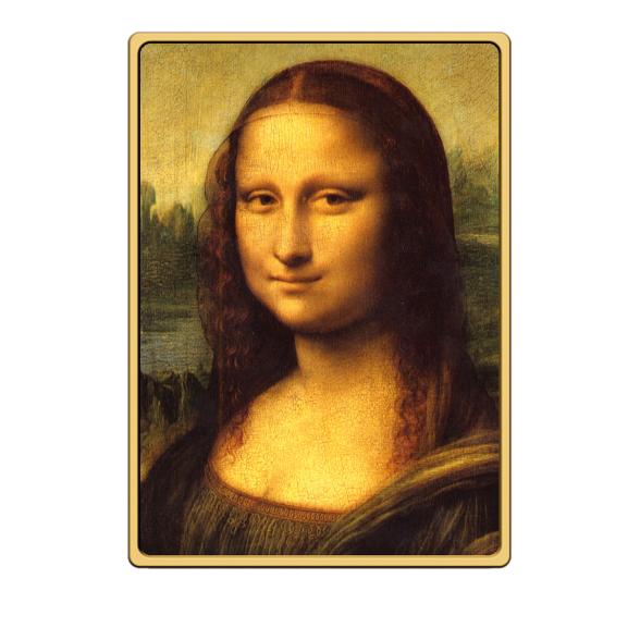Münz-Barren Leonardo Da Vinci 'Mona Lisa'