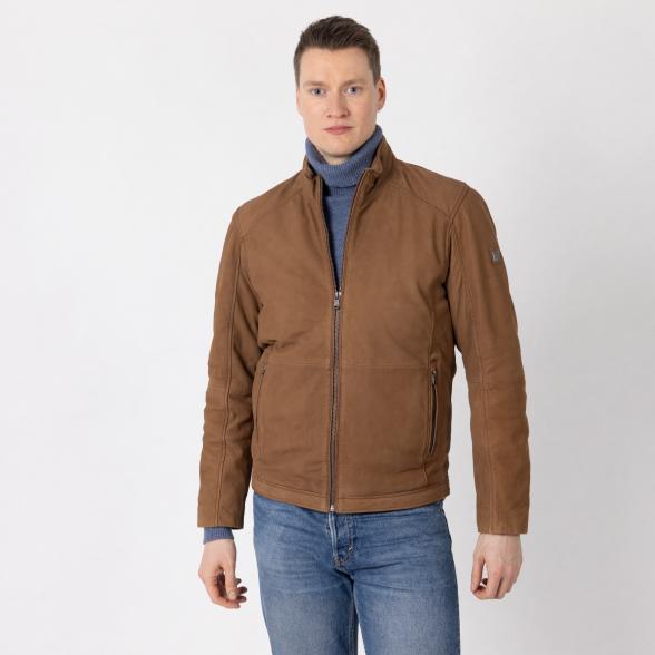 OTTO KERN Herren-Lederjacke 'Luka' cognac