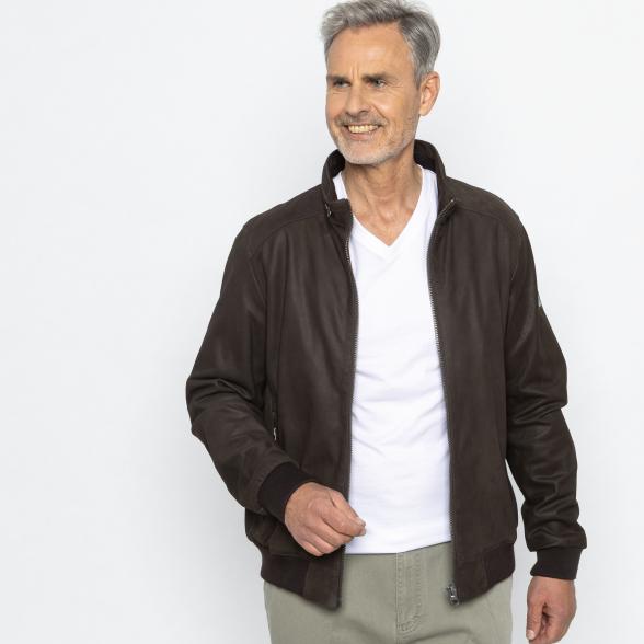 OTTO KERN Herren-Lederjacke 'Steve' dunkelbraun