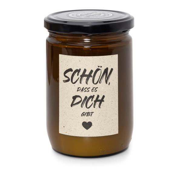 Duftkerze 'Schön, dass es Dich gibt!'