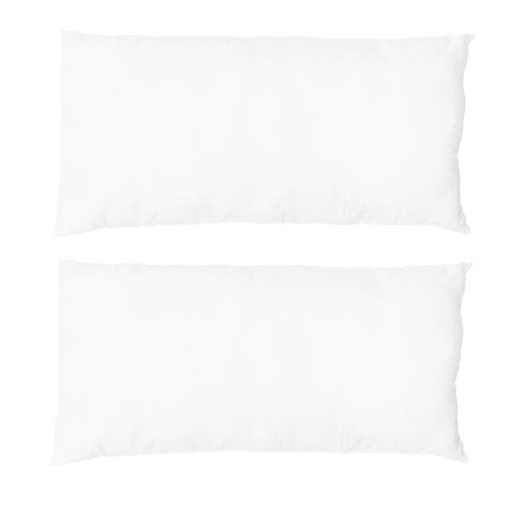 2er Set Microfaser Kopfkissen 40x80cm