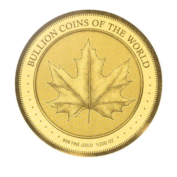 Bullion Coin of the World 'Maple Leaf' 1/200 oz.