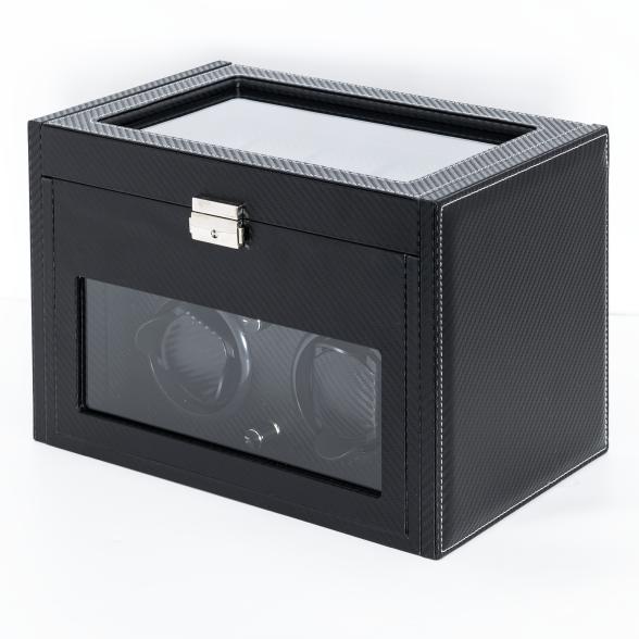 2er Uhrenbeweger 'Daytona' mit Uhrenaufbewahrung