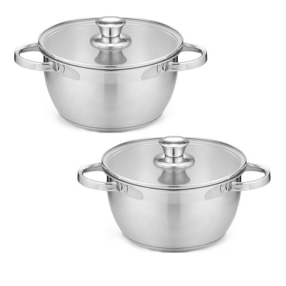 Edelstahl Topfset 4 teilig