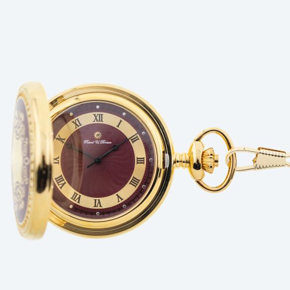 Raoul U. Braun Taschenuhr 'RUB-T06-90' Emaille