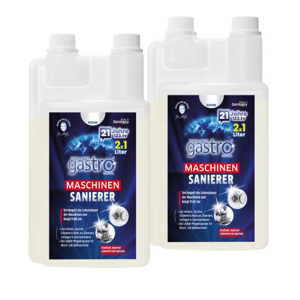 gastro 2er Set Maschinensanierer 2 x 1 Liter