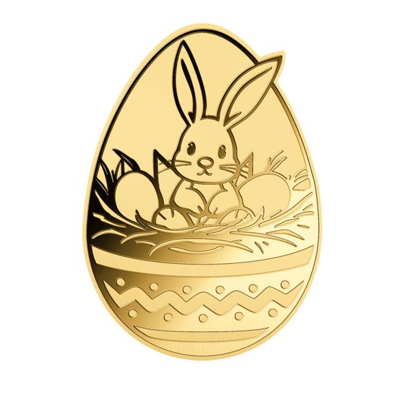 Shape Gold-Münze 'Osterei' 1/1000 oz.