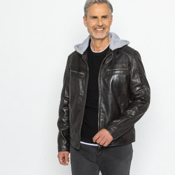 OTTO KERN Herren-Lederjacke braun