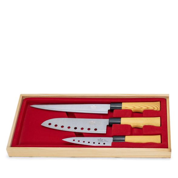 Messerset 3 tlg. Asia Design