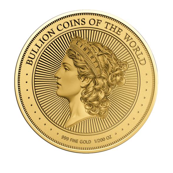 Bullion Coin of the World 'Liberty Head' 1/200 oz.