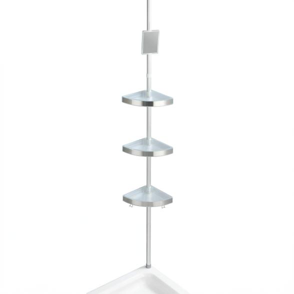 Teleskop Eck- Duschregal Premium Matt