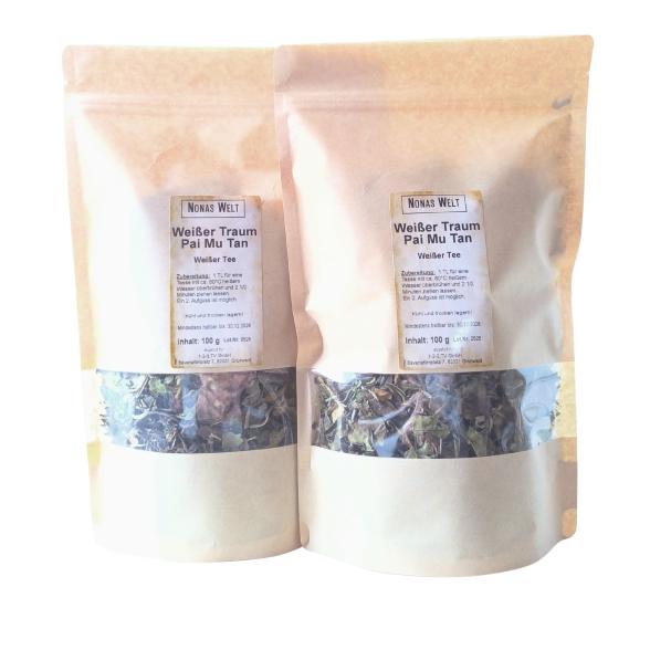 Nona's Tee-Set weiße Wolke 2x100g Pai-Mu-Tan