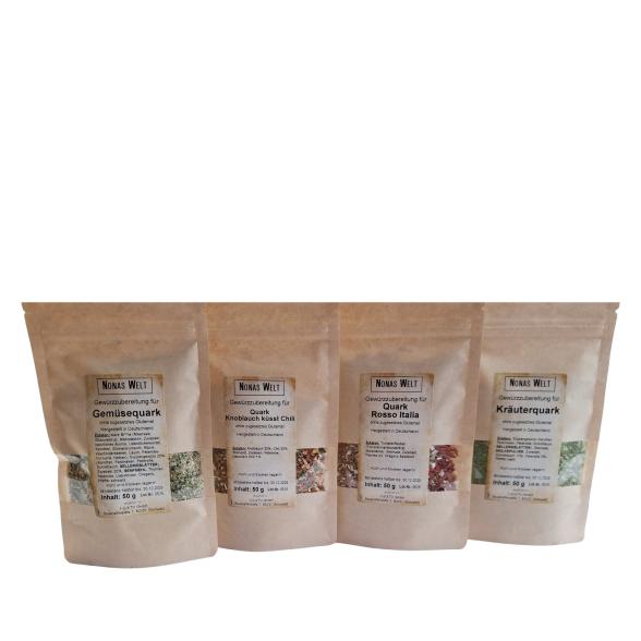 Nona's Quark- und Dipgewürz Mix Quarkgewürze 4x50g