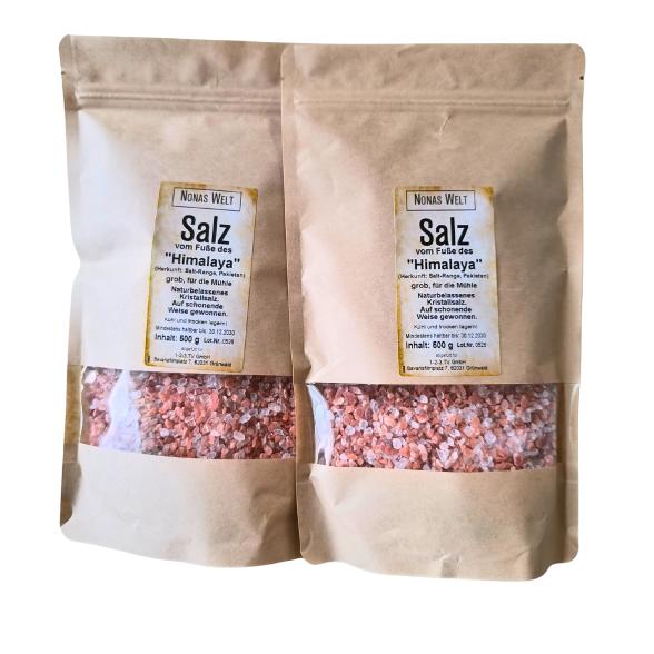Nona's Salz-Set grob Sortenrein 2x500g