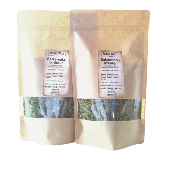 Nona's Salzersatzkräuter-Set Sortenrein 2x150g