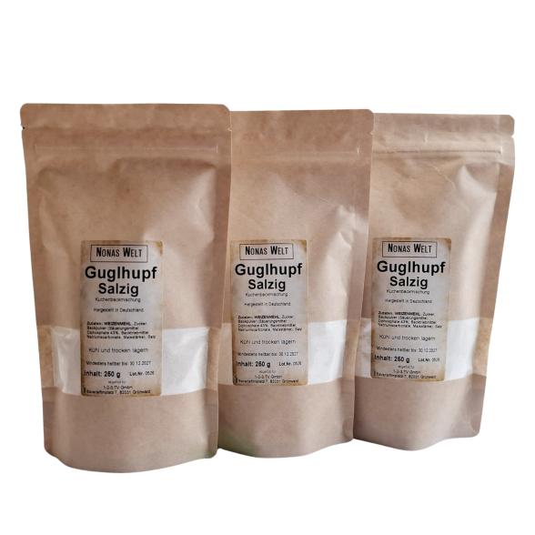 Nona's Guglhupf-Set Salzig Sortenrein 3x250g