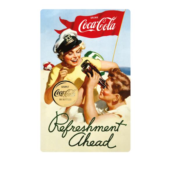 Goldcard 'Coca-Cola Vintage I - Refreshment Ahead'