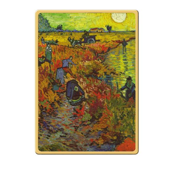 Münzbarren Vincent van Gogh 'Roter Weinberg'