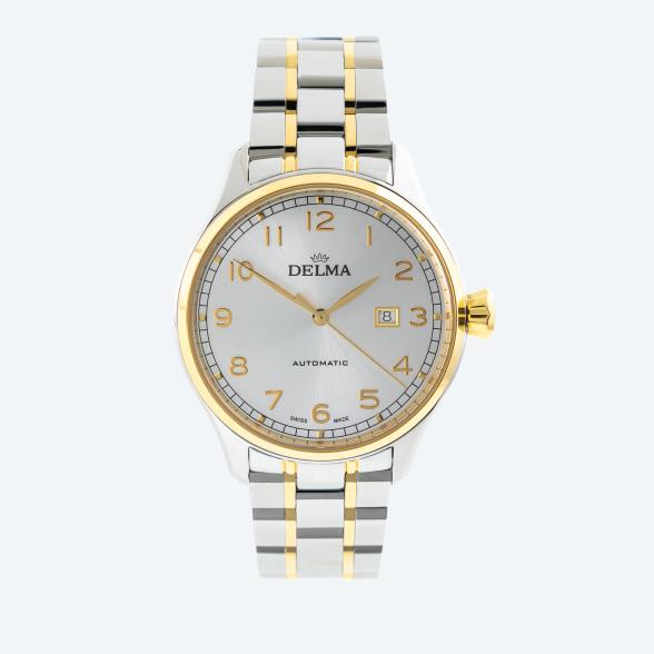DELMA Herrenuhr 'Pioneer' Automatik bicolor
