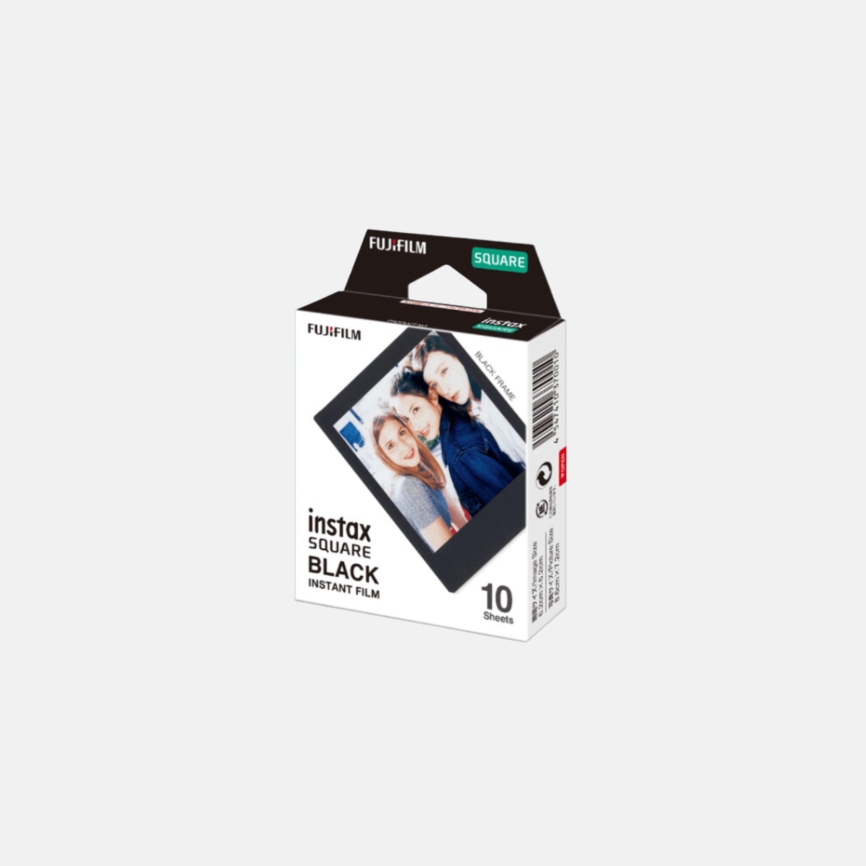10er-Pack instax SQUARE Film - Black Frame