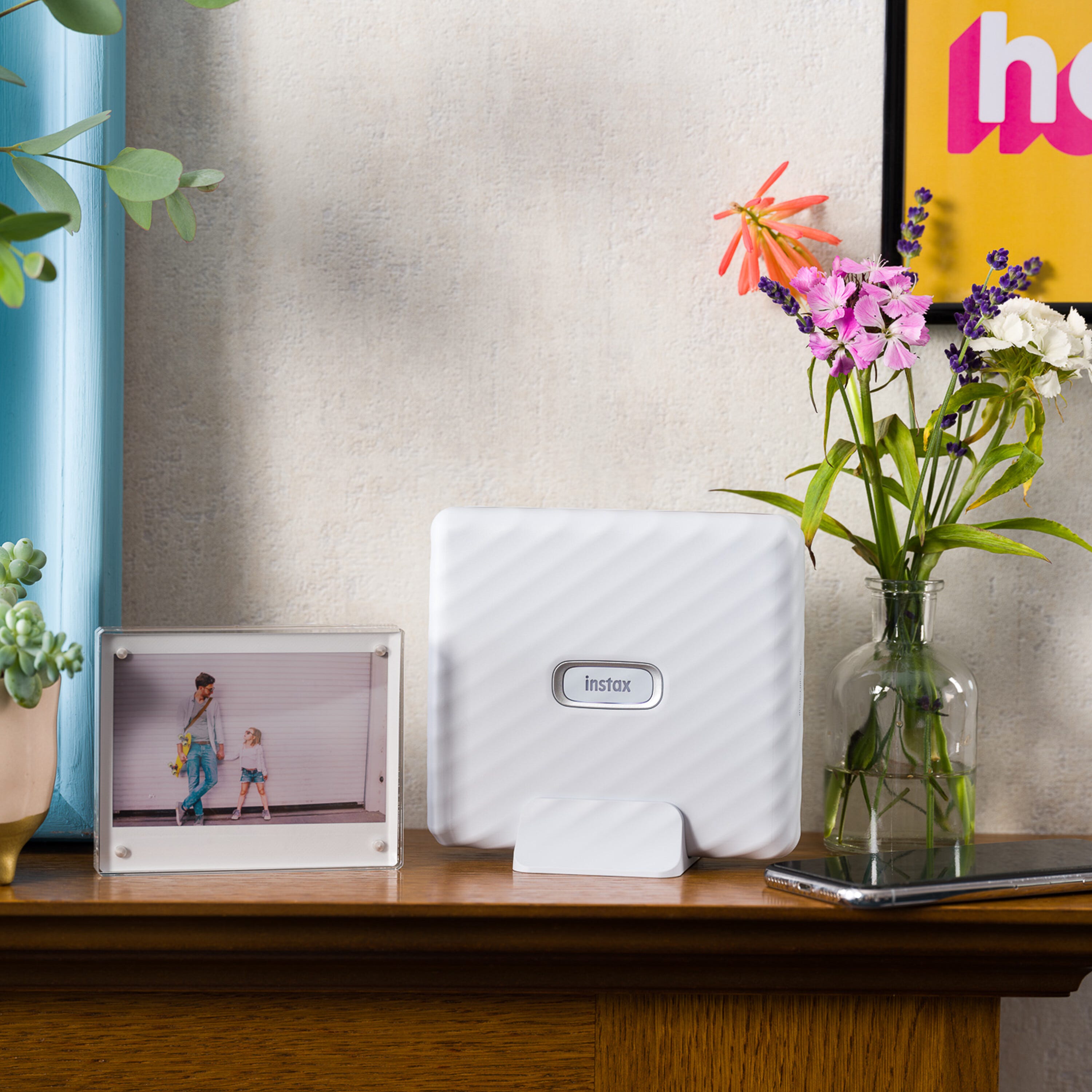 instax Link WIDE - Ash White