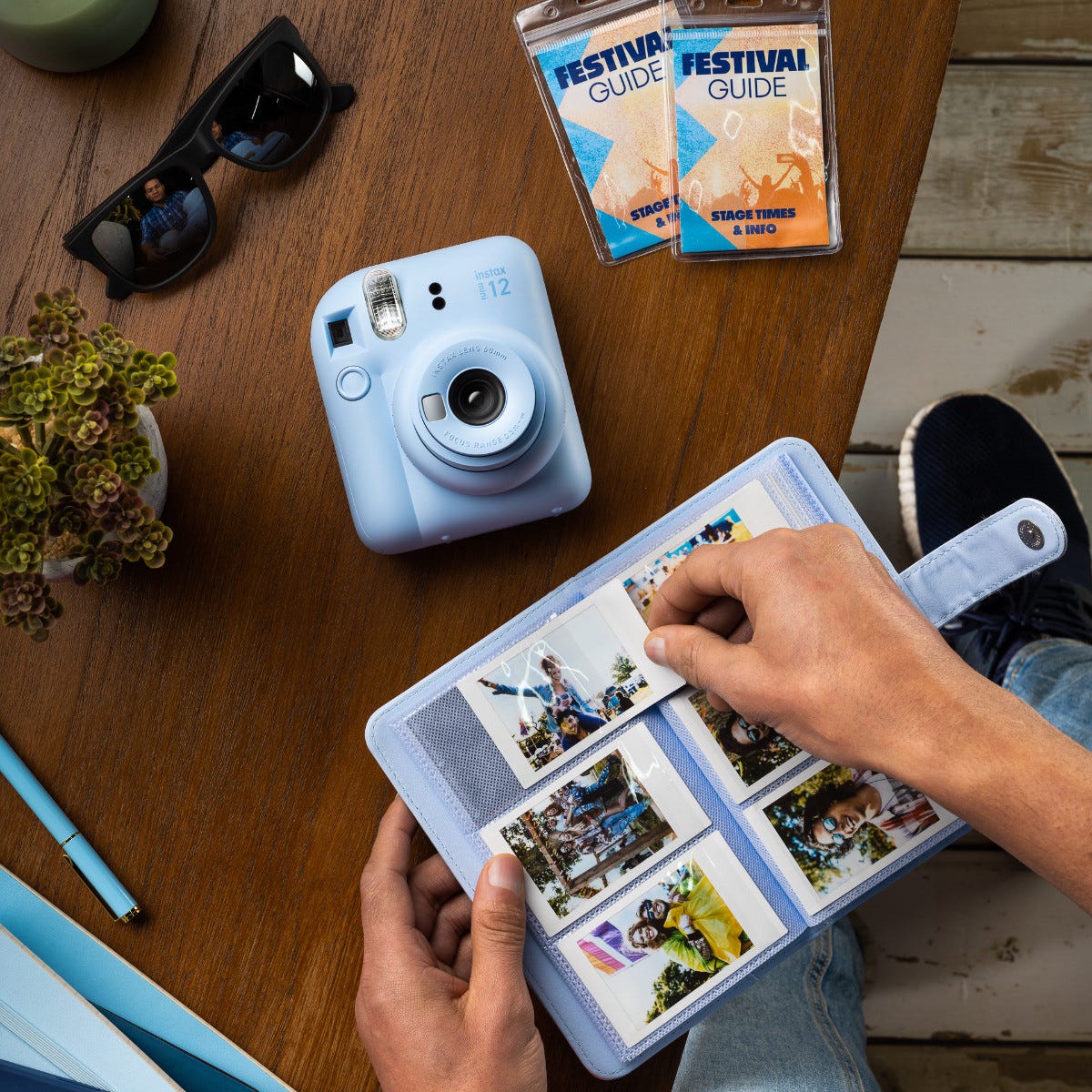 instax mini 12 - Pastel Blue