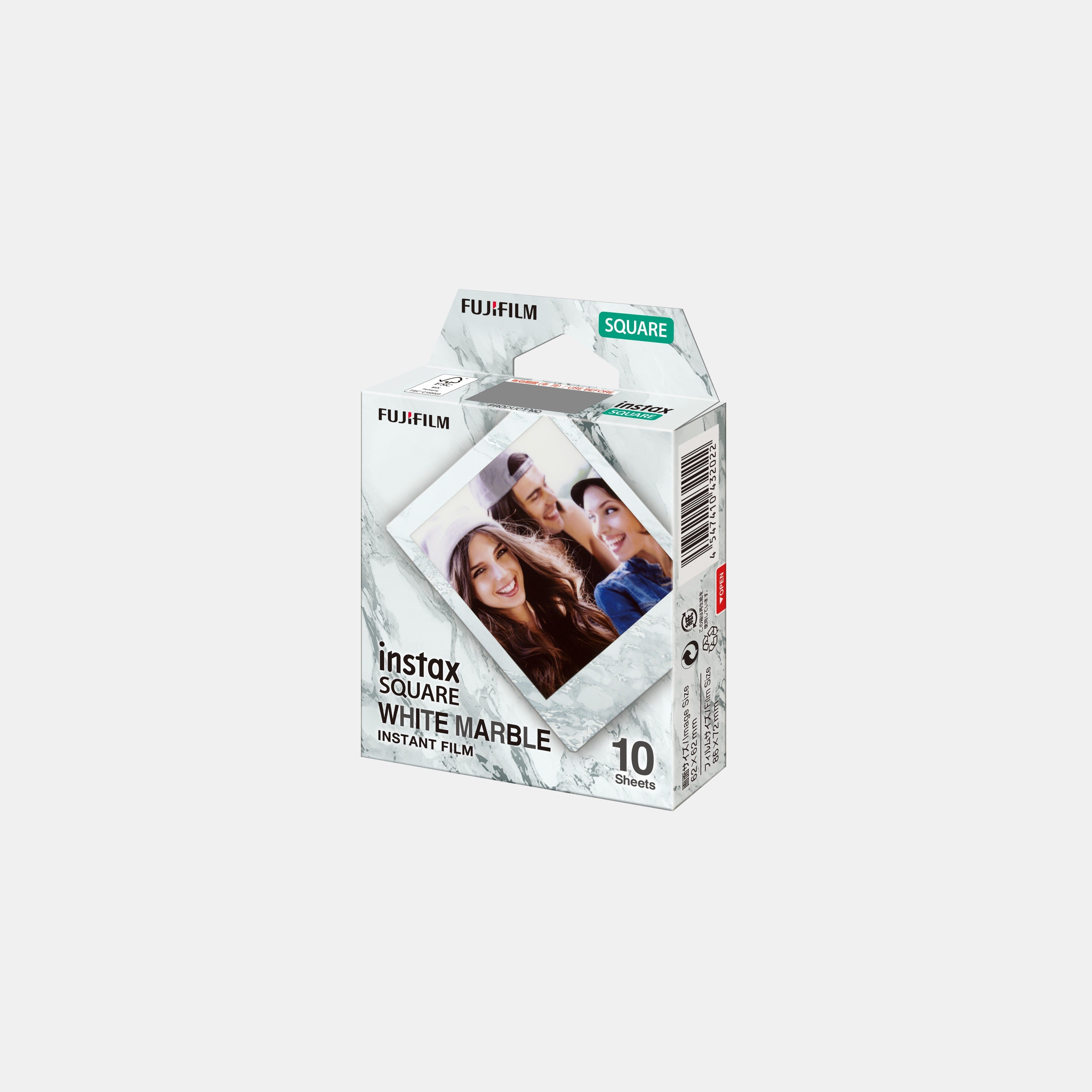 10er-Pack instax SQUARE Film - White Marble