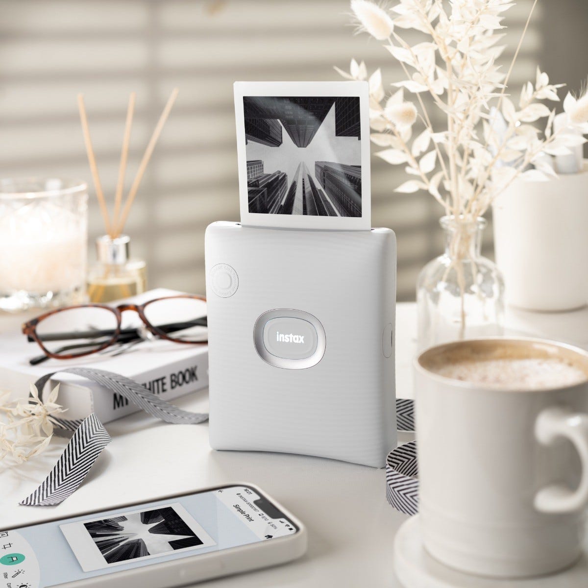 instax SQUARE Link - Ash White