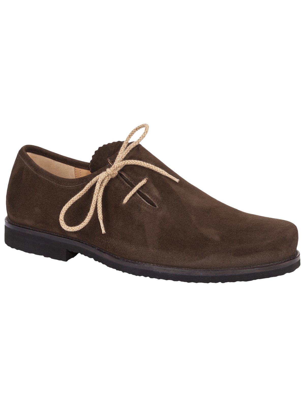 Dirndl+bua Geschnürter Trachtenschuh mit Kreppsohle in 6