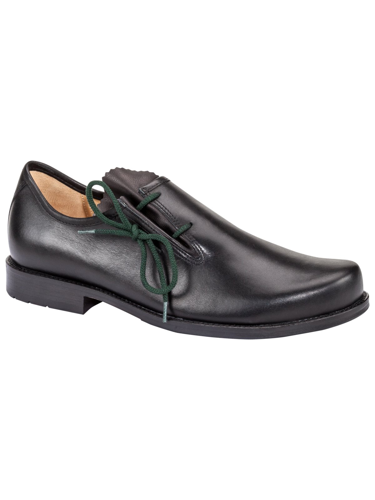 Dirndl+bua Geschnürter Haferlschuh mit glatter Sohle in 6