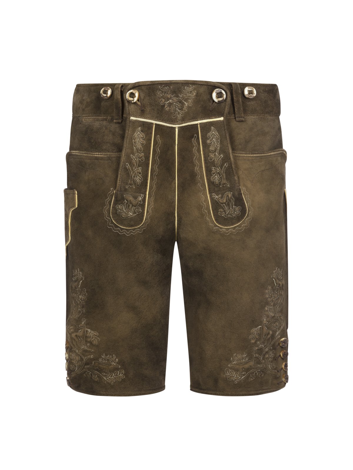 Meindl Gespeckte Lederhose Steiermark aus Ziegenleder in 44