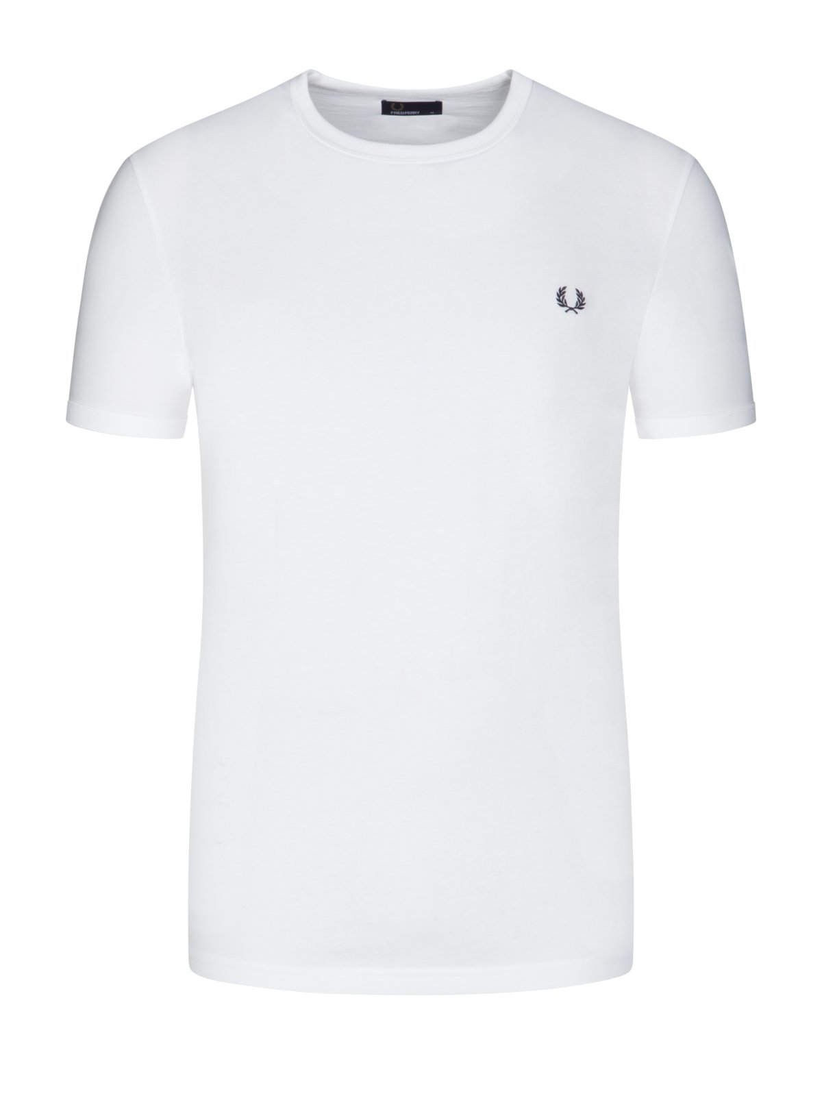 Fred Perry Unifarbenes T-Shirt mit Logo-Stickerei in S