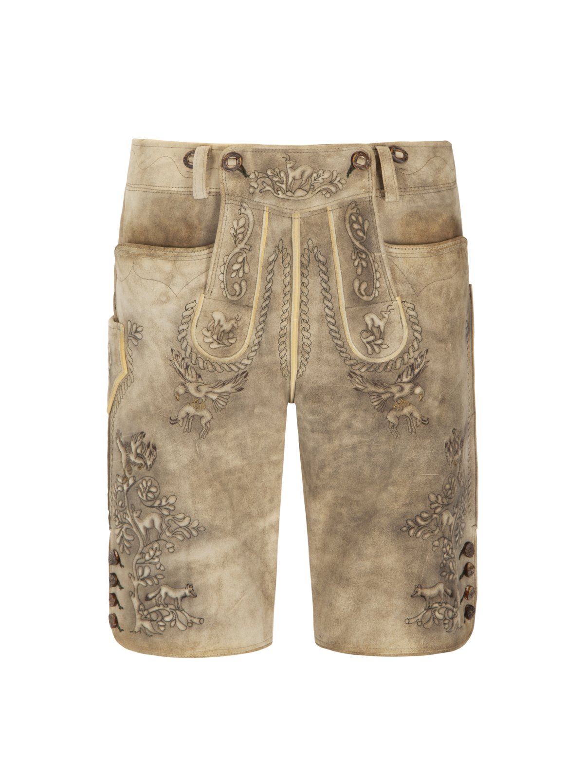 Meindl Falkenstein Lederhose aus Hirschleder in 44