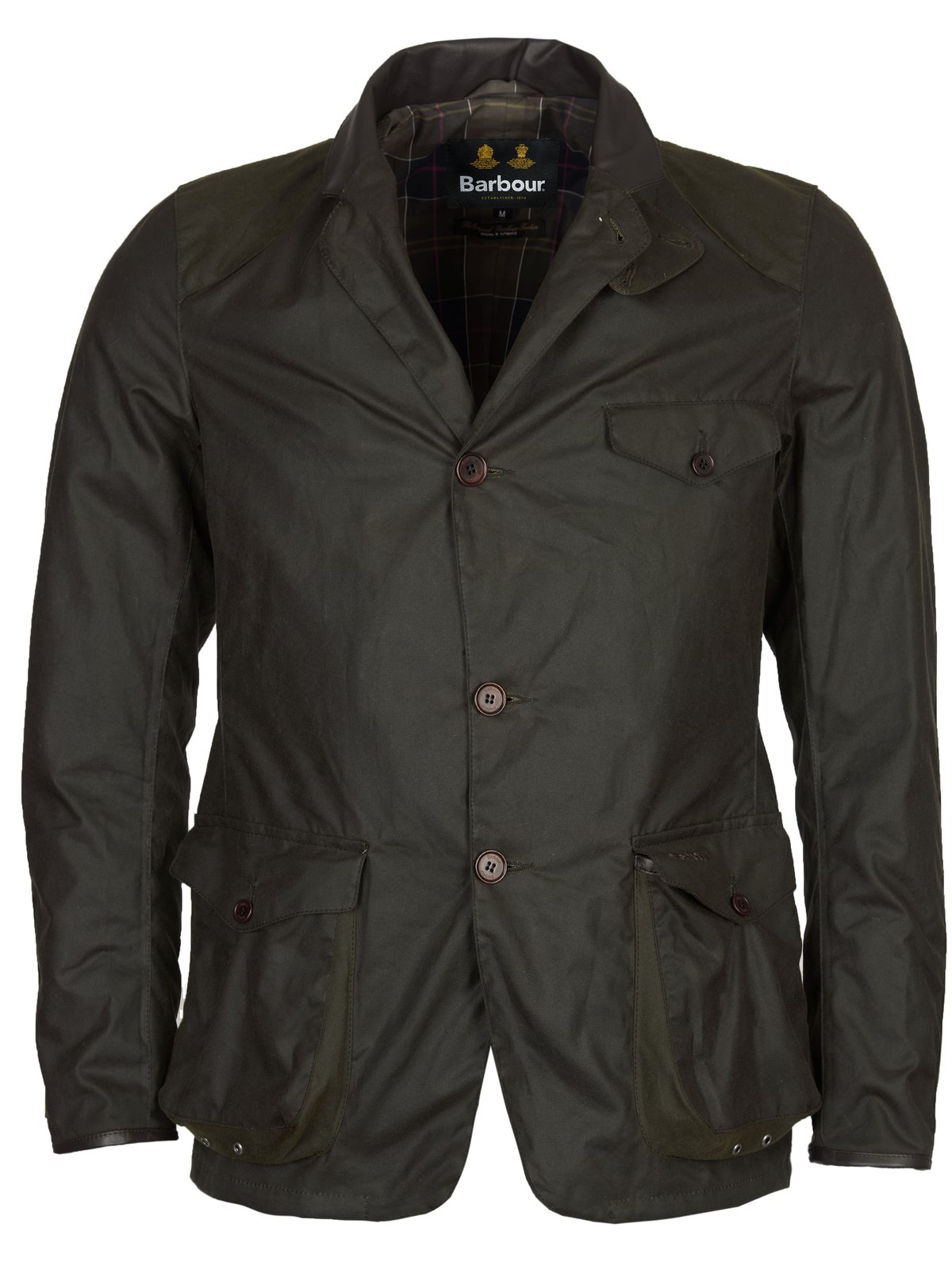 Barbour Freizeitjacke in Sakko-Form, in gewachster Qualität in S