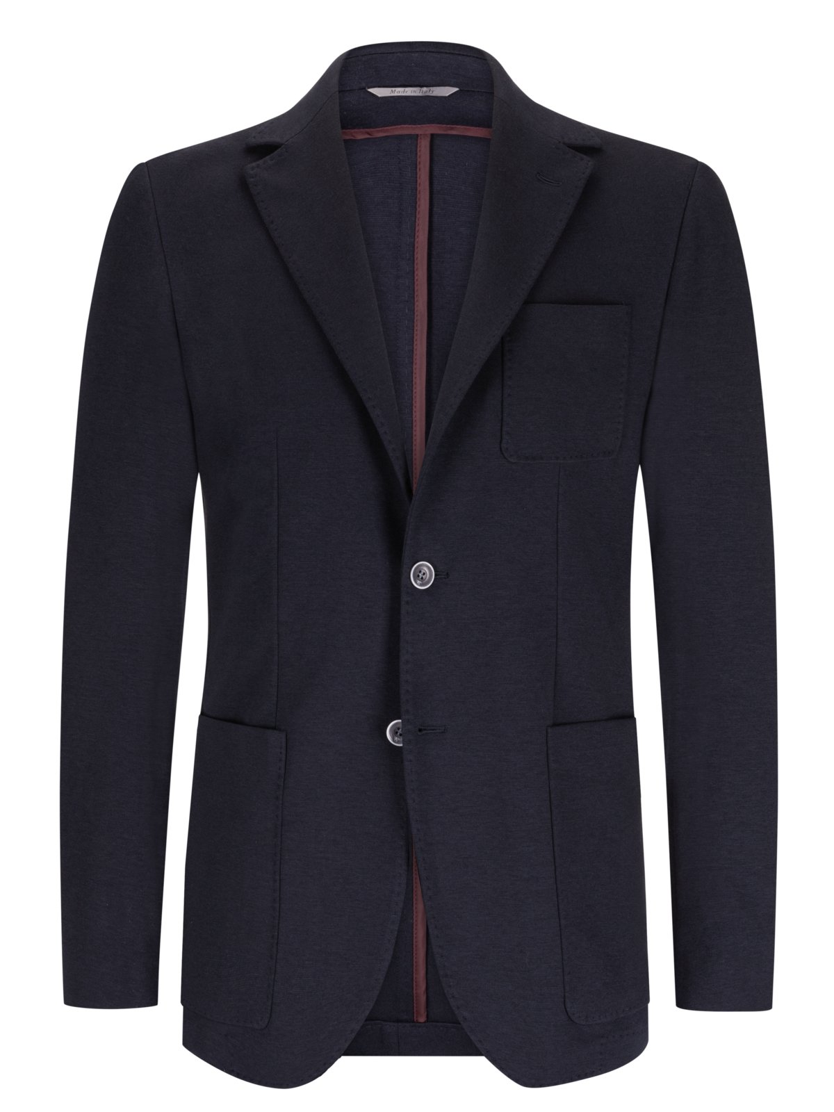 Canali Jersey-Sakko mit Stretchanteil in 48