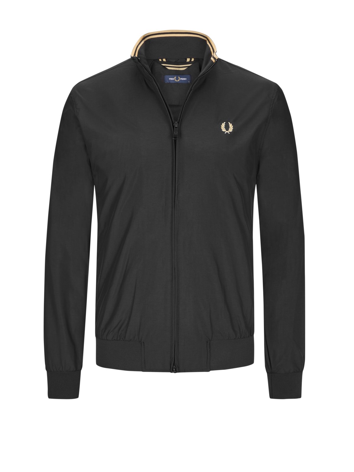 Fred Perry Klassischer Blouson mit Zip und Logo-Stickerei in S