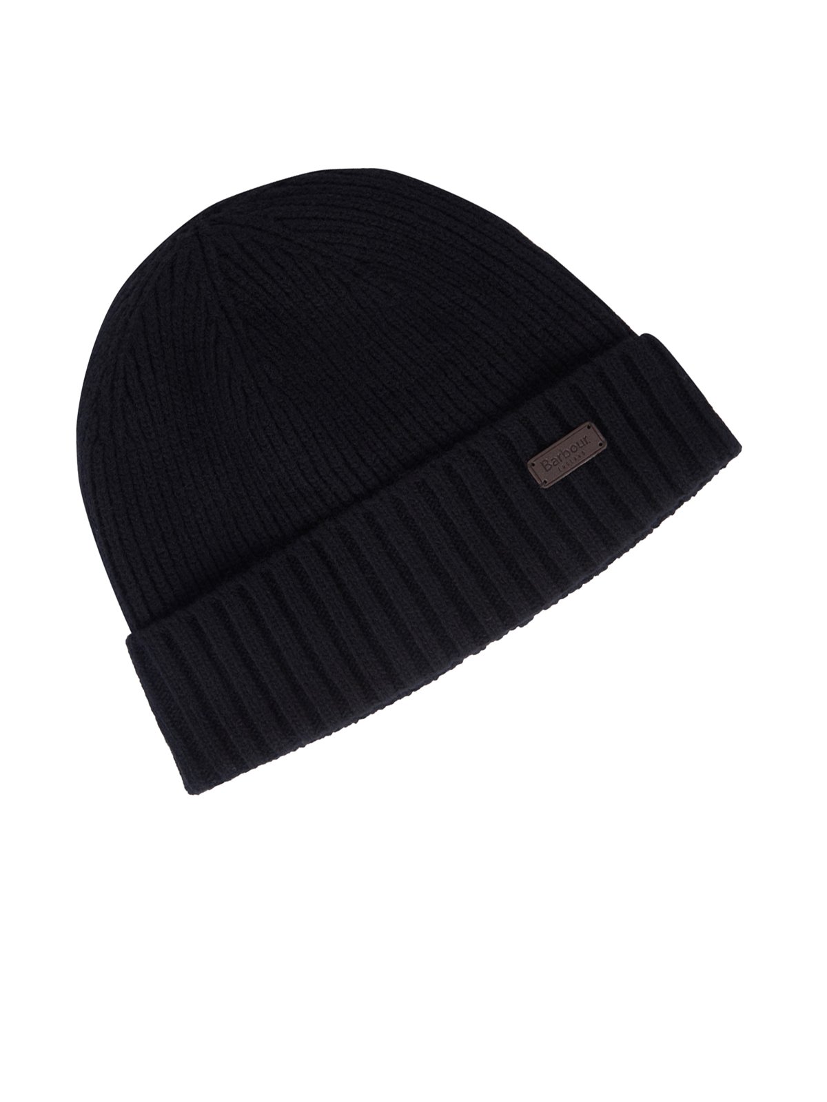 Barbour Mütze mit Fleece-Futter und Label-Aufnäher in 0