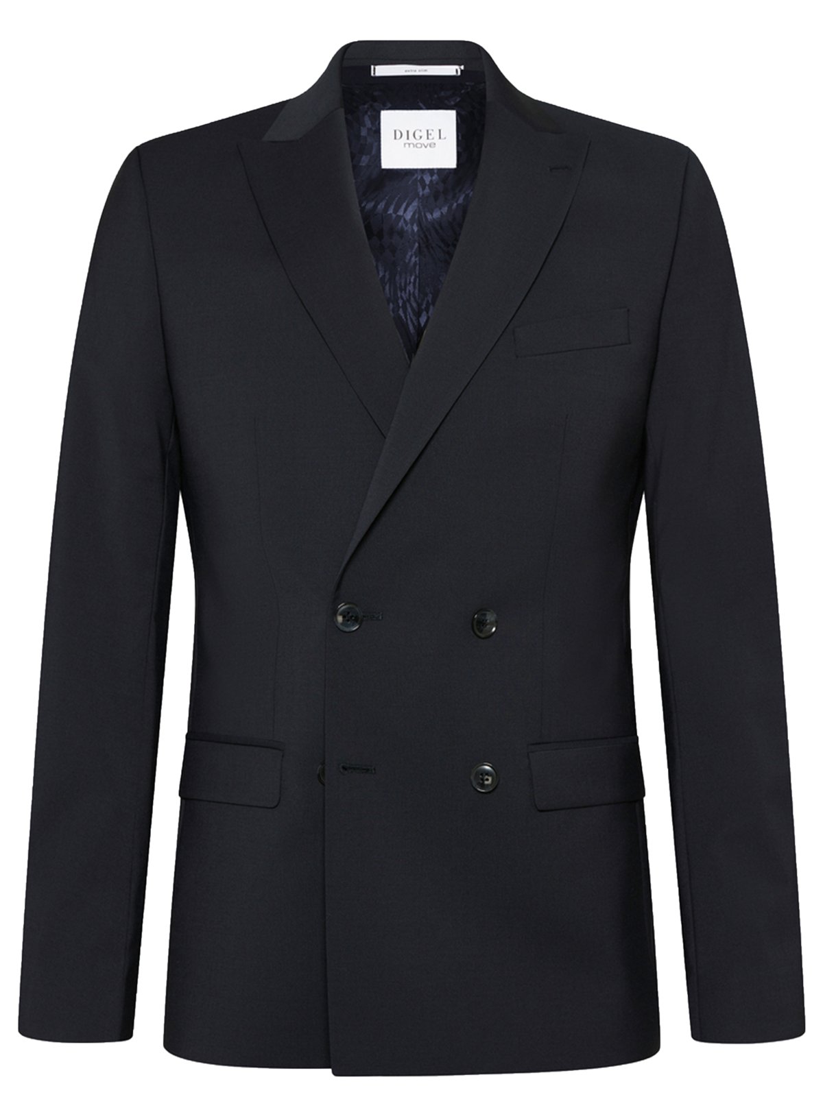 Digel Zweireiher Baukasten-Sakko Nick mit Stretchanteil, Extra Slim Fit in 44