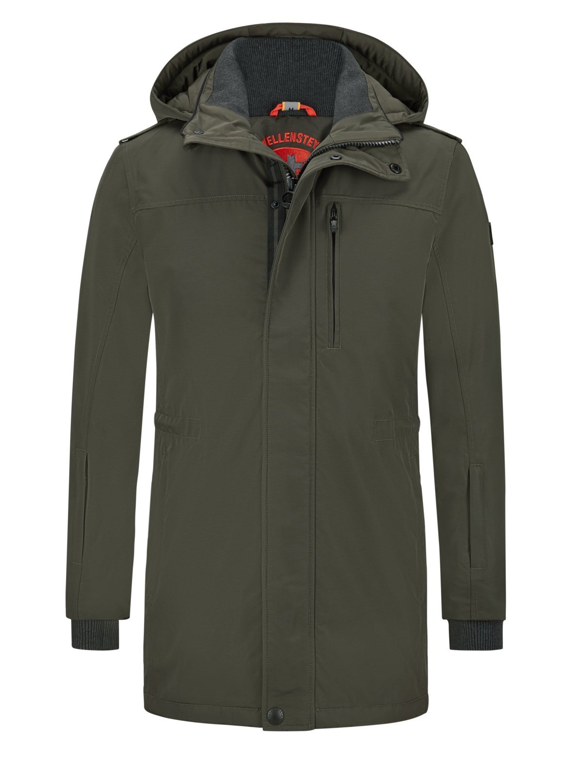 Wellensteyn Funktionsparka Traveller mit Logo-Patch und Kunstfellfutter in L