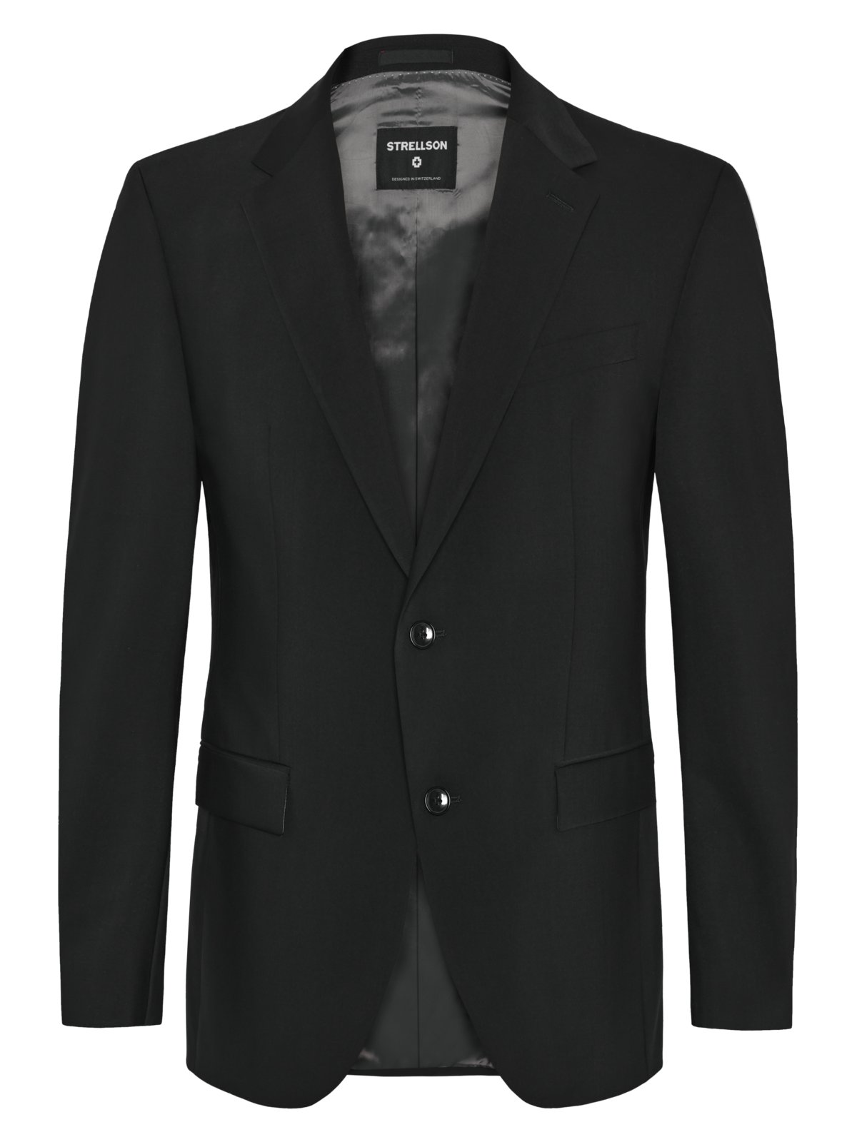 Strellson Gefüttertes Sakko aus einem Woll-Mix mit Stretch, Slim Fit in 44