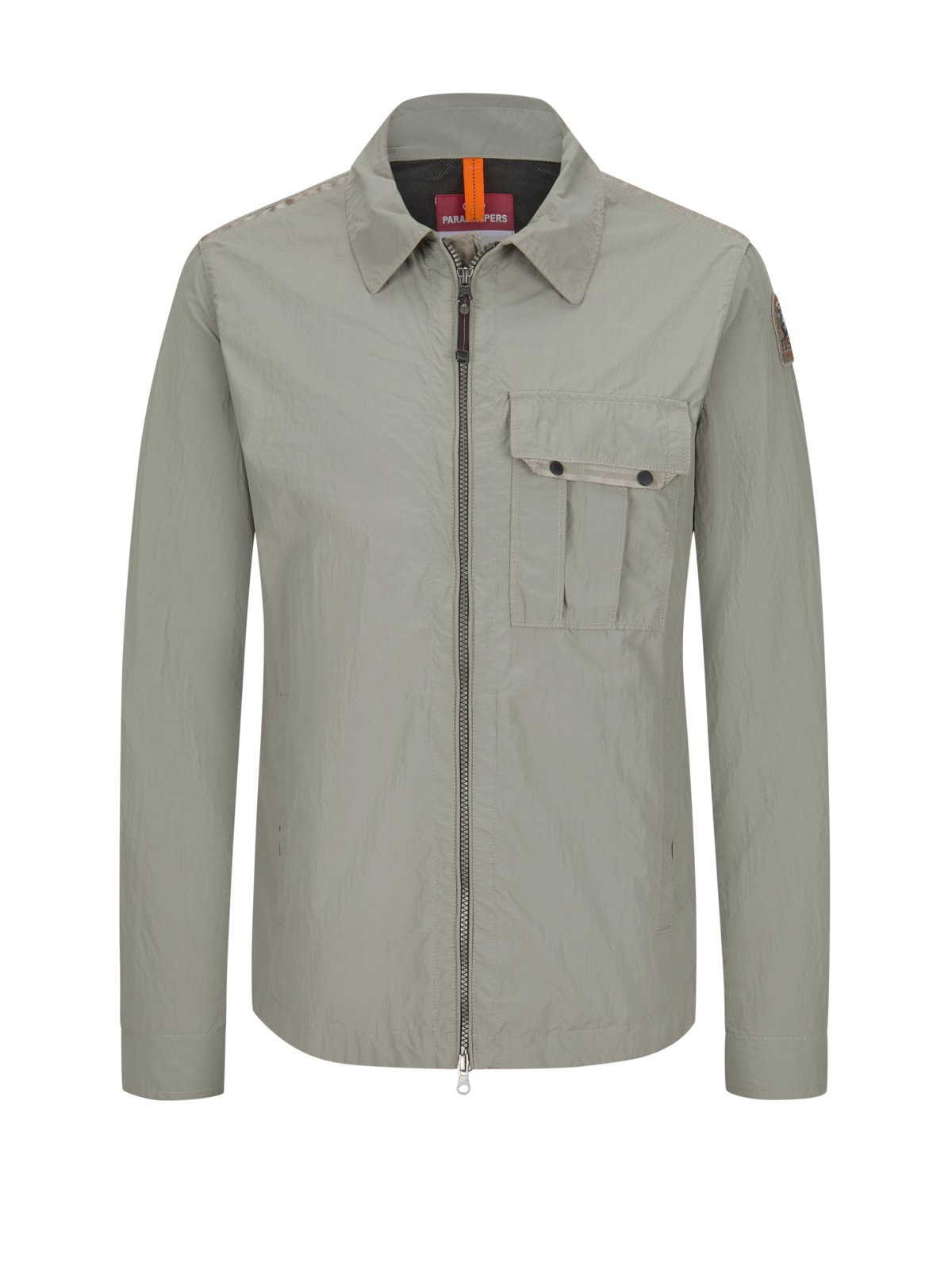 Parajumpers Overshirt Rayner mit Logo-Patch am Ärmel und Brusttasche in M