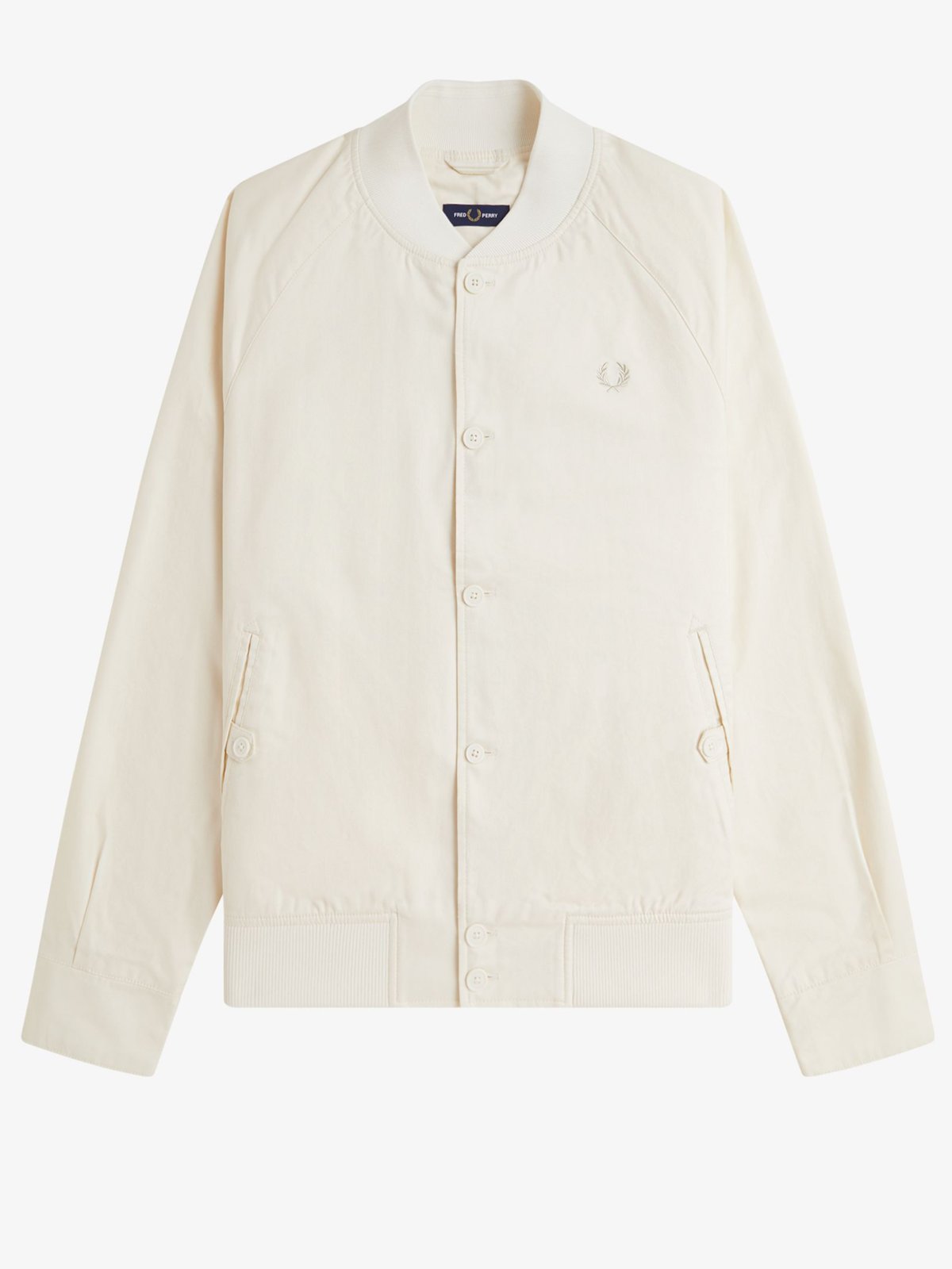 Fred Perry Leichter Blouson aus Baumwolle und Lyocell mit Logo-Stickerei in M