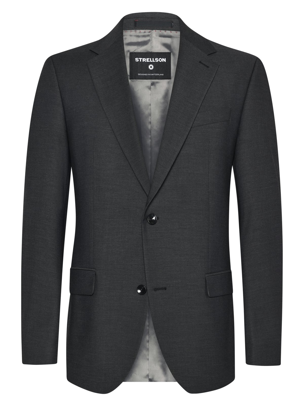 Strellson Unifarbens Sakko mit Stretch-Anteil, Comfort Fit in 44