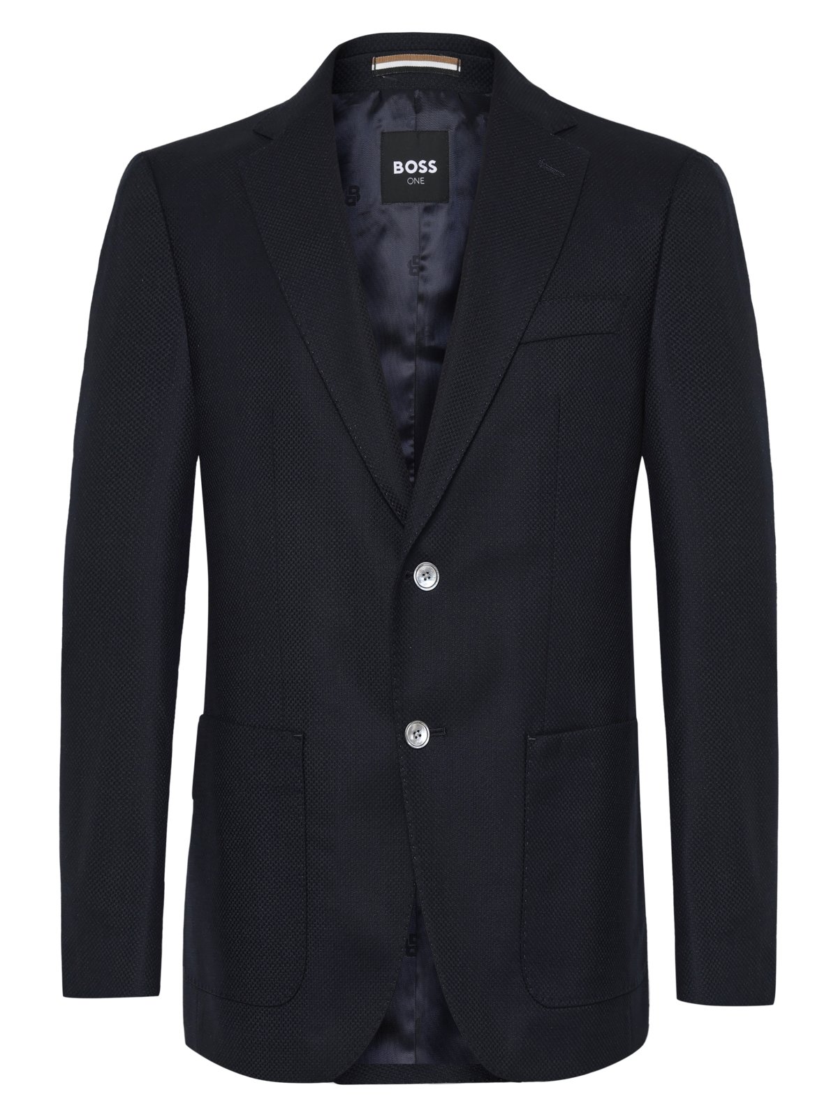 BOSS Leichtes Jersey-Sakko mit dezenter Struktur, Slim Fit in 46