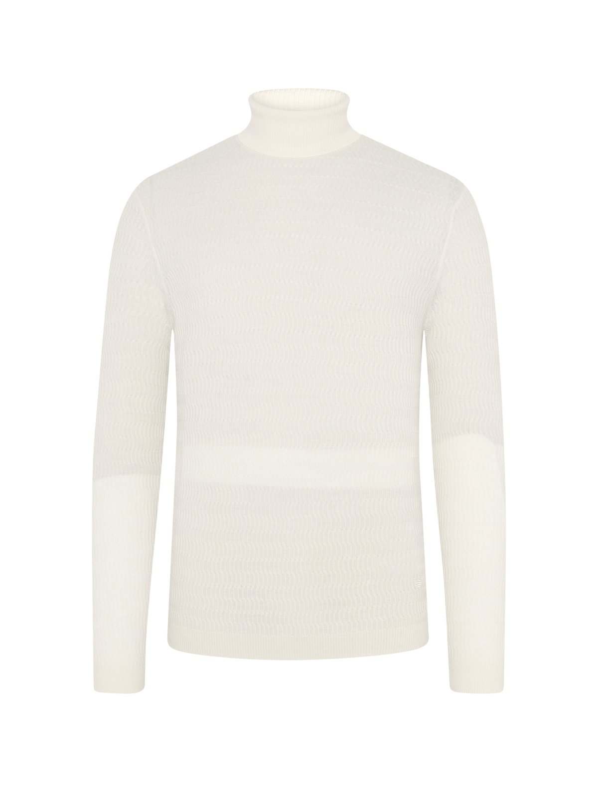 EA7 Emporio Armani Leichter Rundhalspullover aus Schurwolle in S