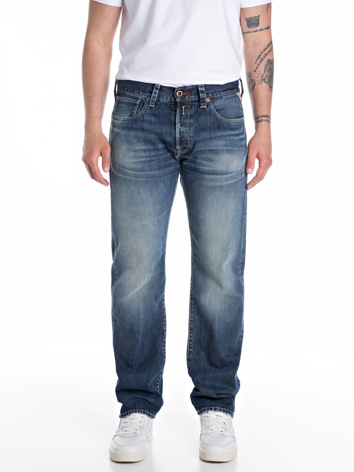 Replay Jeans Deryck aus Baumwolle, Regular Fit in 31/32
